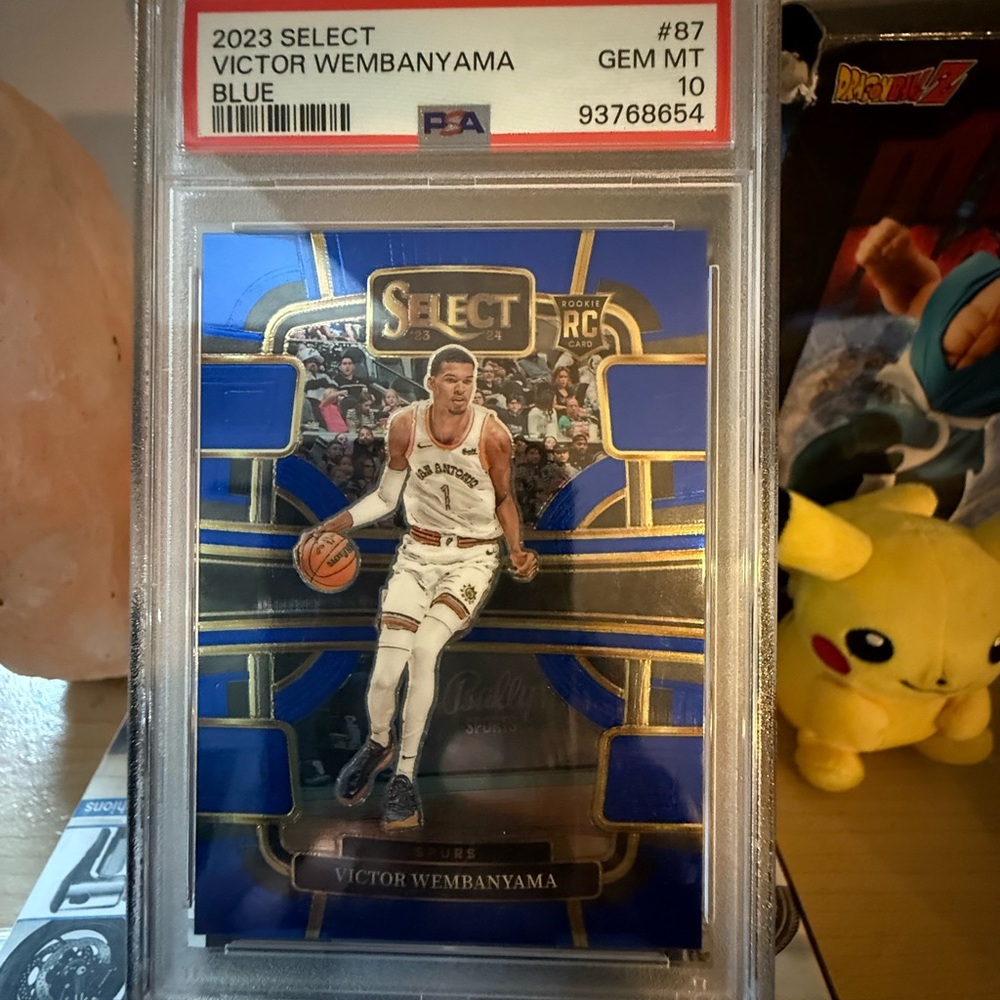 Victor wembanyama Blue Select Psa 10 Basketball Trading Card